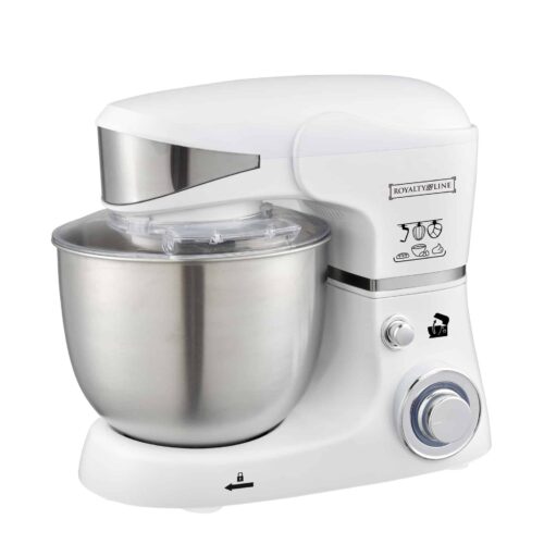 Royalty Line Keukenmachine - 5,5 liter - 1600 watt - 3 snelheden en pulsstand - Wit