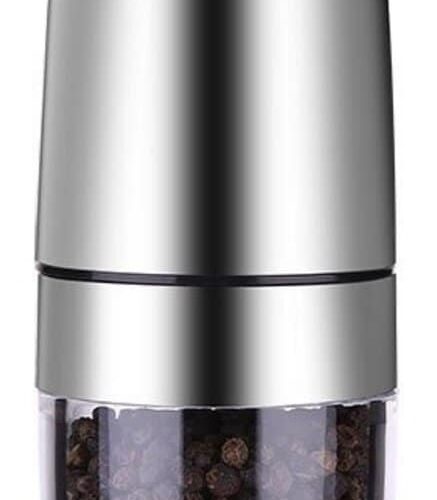 Loft Home Elektrische Pepermolen | Keukenmolen | Kruidemolen | Molen | Met LED Verlichting | Keukenmachine | Elektrisch | Draagbaar | Automatisch