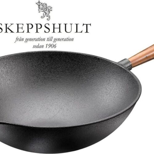 Skeppshult - Wokpan Walnoot Handgreep 32 cm