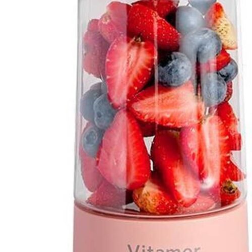 Mini Blender - Smoothie Maker - Compact Blender - Draagbare Blender - Oplaadbare mini Blender - Portable Blender - Draagbare mini Blender - Lichtgewicht - Vitamer 4 Bladen - Fruit Juicer - Fruit Blender - blender - Blender - blenders - keukenmachines