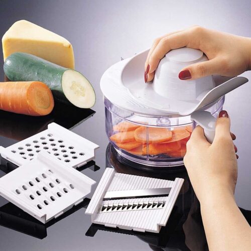 Starlyf Rotochef - alles-in-één Keukenmachine - Mandoline - Keukensnijder - Slicer - Julienne - Ei scheider