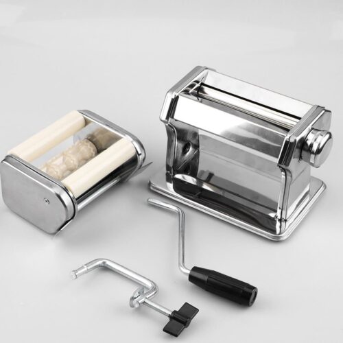 Mivida - Pastamaker - Inclusief Ravioli Maker - Inclusief Werkbladklem - Pasta Machine - Pasta - RVS - Roestvrijstaal - Ravioli - Keukenmachine - Koken - Kerst - Sinterklaas - Cadeau