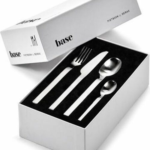 24 delige bestekset in roestvrij staal van Piet Boon