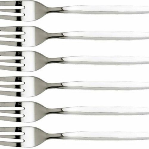 30x Taart/gebak vorkjes RVS 17 cm - Keukengerei/keukenbenodigdheden - Bestek - Taartvorkjes - Gebaksvorkjes - Vorken/vorkjes voor o.a. cake, taart en gebak