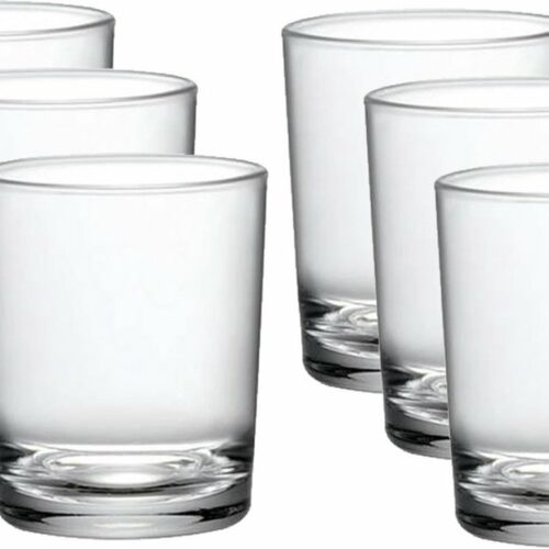 6x Shotglazen/borrelglaasjes 50 ml van glas - Caravelle - Shotjes glazen - Shotglas/borrelglas - Shotglaasjes/borrelglazen
