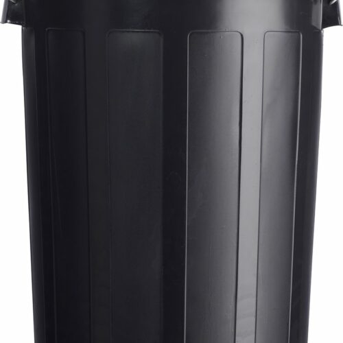 Afvalemmer Bazi 95 liter zwart