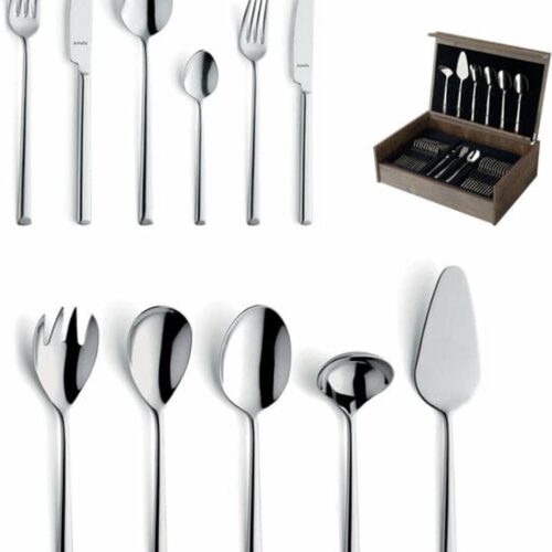 Amefa - Ventura 78-delige Bestekset 12 Personen - Zilver