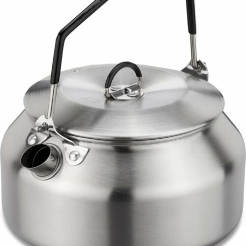 ApexArte® Fluitketels Voor op Gas - Waterkoker - Heetwaterdispenser - Camping - Zilver