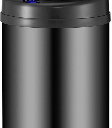 Automatische Prullenbak / Afvalemmer / Sensorprullenbak - 40 Liter - Zwart - Rond