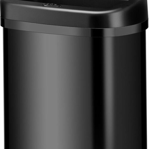 Automatische Prullenbak / Afvalemmer / Sensorprullenbak - 50 Liter - Zwart - Rechthoek