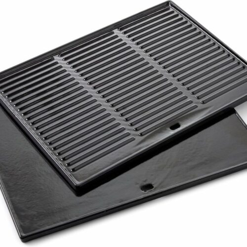 Barbecook Bakplaat - BBQ grillplaat - Gietijzer - Zwart - 43x35cm