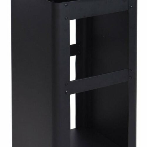 Barbecue-BBQ Grillplaat met Houtopslag - Hoog Model -ook te gebruiken als vuurschaal -Buitenleven