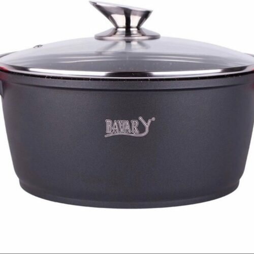 Bavary KATG40 Pan - Braadpan - Soeppan - ⌀ 40 cm - Inductie - Keramisch - 15 Liter - Zwart