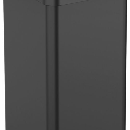 Bayt Prullenbak - Prullenbak 60 Liter - Prullenbak met Sensor - Vuilnisbak - Afvalbak - Afvalemmer - Metaal - Zwart