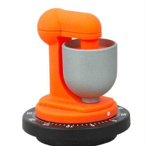 Bengt EK Design Kookwekker analoog - Kookwekker mechanisch - Kookwekker - Keukenmixer - 60 minuten - Kunststof - Oranje