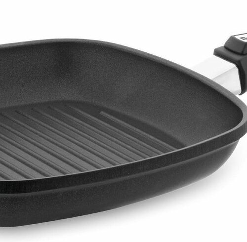 Berndes Vario Click Induction grillpan - aluminium - ⌀ 30 cm - Zwart