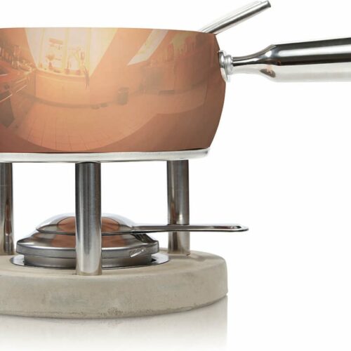 Boska Fondueset Koper - Kaas fondue - voor 1300 gram Kaas - 1,7 L