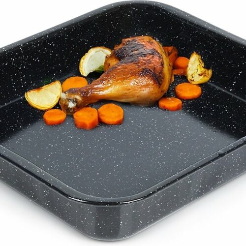 Braadslede Geëmailleerd Rechthoekige 8 l, 41,5x36,5x7 cm - Ovenschaal - Braadpan