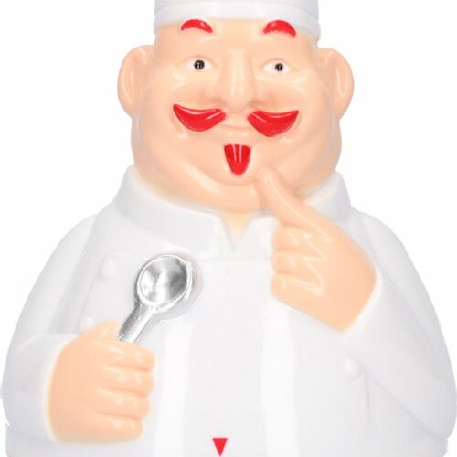 Chef Kookwekker - Keuken - Wekker - Kooktimer - Klok - Met de hand draaibaar - Tot 55 minuten! - Wit - Rood