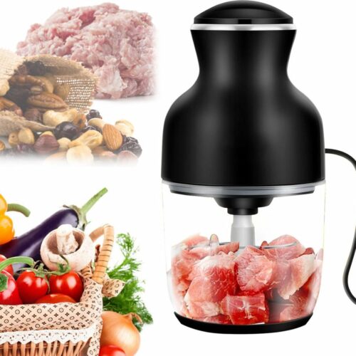 Chopper - Hakmolen - Groentesnijder Electrisch - Zwart