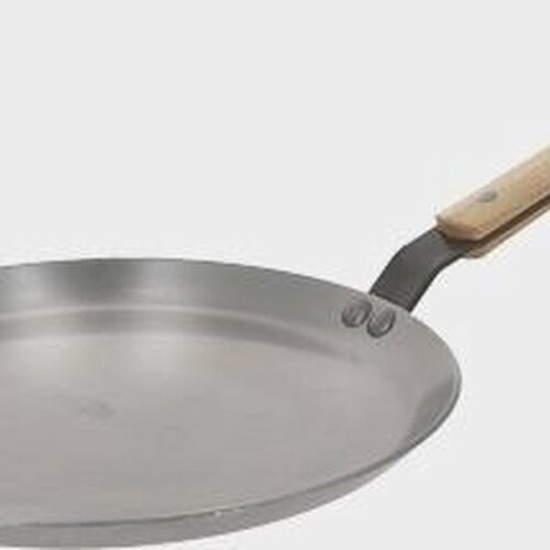 De Buyer pannenkoekenpan / Crepepan Mineral B Hout - ⌀ 24 cm - zonder antiaanbaklaag