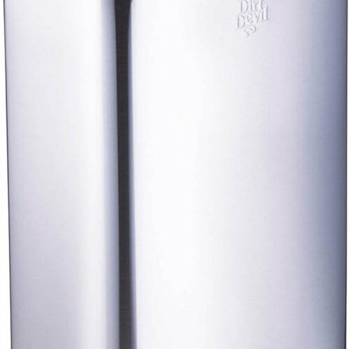 Dirt Devil Pedaalemmer 20 Liter - Afvalemmer Soft Close Mechanisme - Prullenbak met Verwijderbare Binnenbak - voor Keuken en Badkamer - 30 x 29 x 52.5 cm - RVS - Zilver