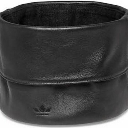 Dutchdeluxes - Handgemaakt - Leer - Broodmand - Vintage Grey