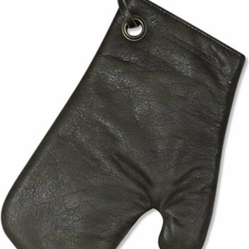 Dutchdeluxes - Ovenwant - Handgemaakt - (Volnerf) Leder - Classic Bruin - Geschikt voor Barbecue - Incl. Geschenkdoos