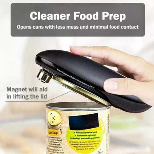 Elektrische Blikopener - Handsfree Can Opener-Blikopener elektrisch - Blikopener automatisch - Blikopener