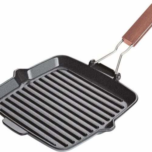 Fontignac Grillpan - gietijzer - Vierkant - 24 x 24cm