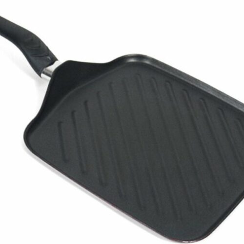 Gerimport Grillpan Rosso 49 X 27,5 X 7,5 Cm Rvs Zwart