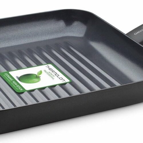 GreenPan Cambridge Grillpan - ⌀28cm - Zwart - Inductie - Keramisch - PFAS-vrij