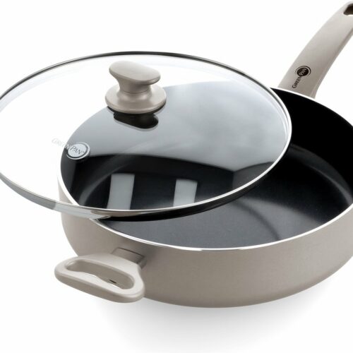 GreenPan Cambridge Hapjespan met deksel ⌀28cm - brons - inductie - PFAS-vrij