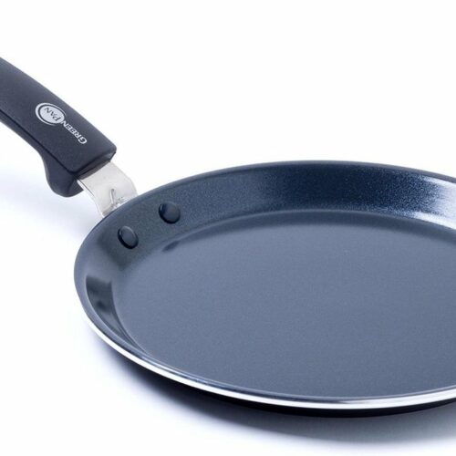 GreenPan Essentials Pannenkoekenpan - ⌀28cm - Zwart - Inductie - PFAS-vrij