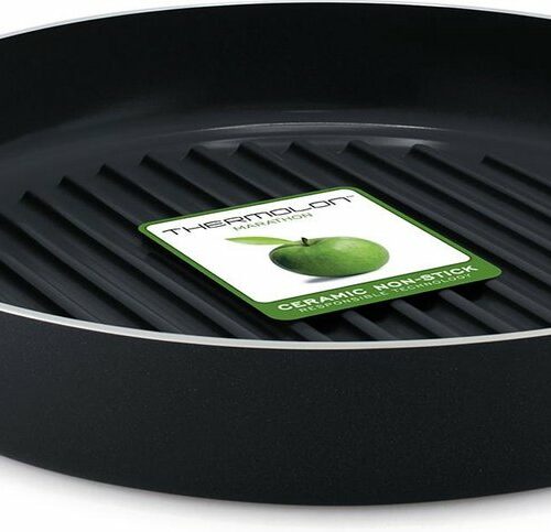 GreenPan Essentials grillpan ⌀28cm - zwart - Inductie - PFAS-vrij