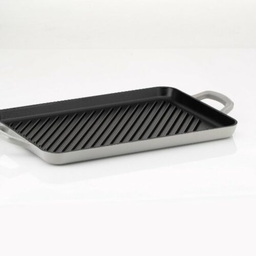 Grillplaat, Gietijzer, Grijs, 25 x 35 cm - Kela | Calido