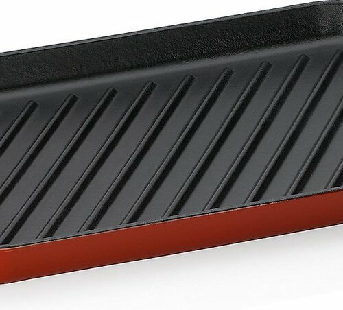 Grillplaat, Gietijzer, Rood, 25 x 35 cm - Kela | Calido