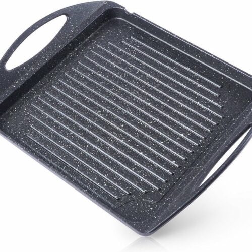 Grillplaat Graniet GRANDE 34x26,5 cm - Bakplaat - Ovenplaat - Grillpan - Grill - Pan - Steakpan
