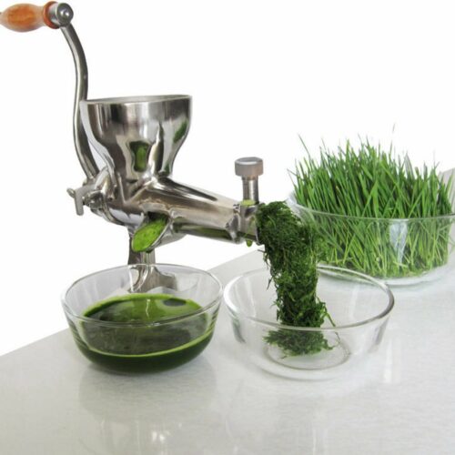 Handmatige tarwegras juicer | slowjuicer (rvs)