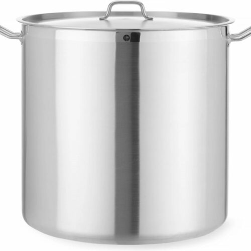 Hendi Kookpan hoog - 95L - met deksel - inductiegeschikt - koelblijvende handgrepen