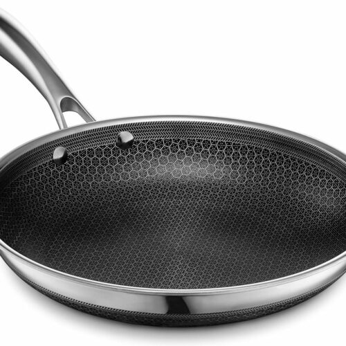 Hybride anti-aanbak grillpan - geschikt voor inductie - 26 cm