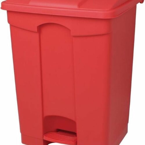 Jantex afvalemmer rood 45L