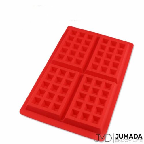 Jumada's Wafelvorm - Wafelijzer - Siliconen Bakvorm - Wafel Mal - Rechthoek