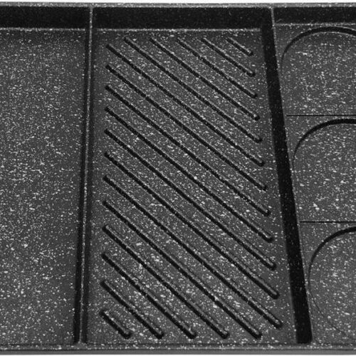 Kinghoff grillpan KH-1420 - 42x27 cm - marble coating - inductie