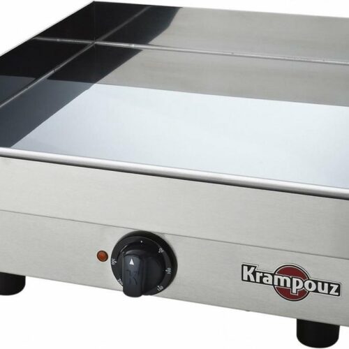 Krampouz Saveur Contactgril Tafelblad Electrisch 1600W Roestvrijstaal