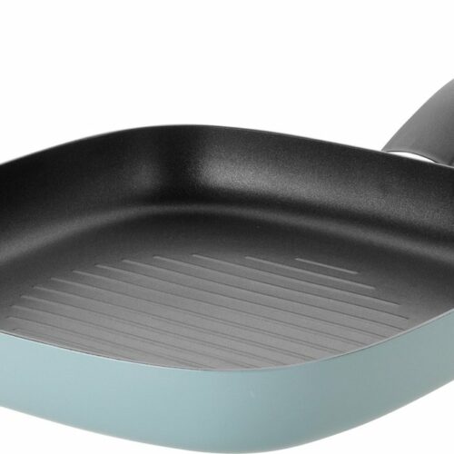 LEO Grillpan antikleef Slate - ⌀ 26x26cm - Blauw - PFAS-vrij