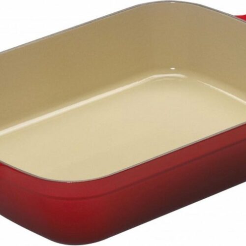 Le Creuset Gietijzeren Braadslede 33 x 25 x 7,5 cm Kersenrood
