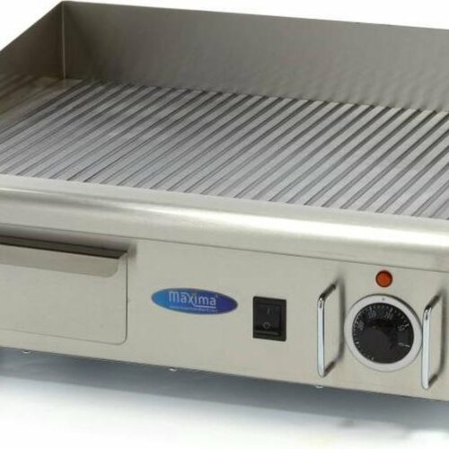Maxima Grillplaat Gegroefd 55 cm incl. Opvangbak