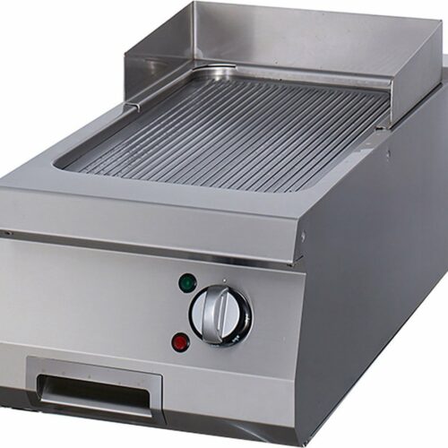 Maxima Premium Grillplaat Gegroefd Chroom Enkel 90 cm Diep Elektrisch