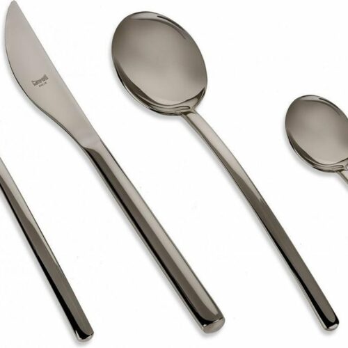 Mepra Due Oro Nero (titanium) - 24-delige bestekset